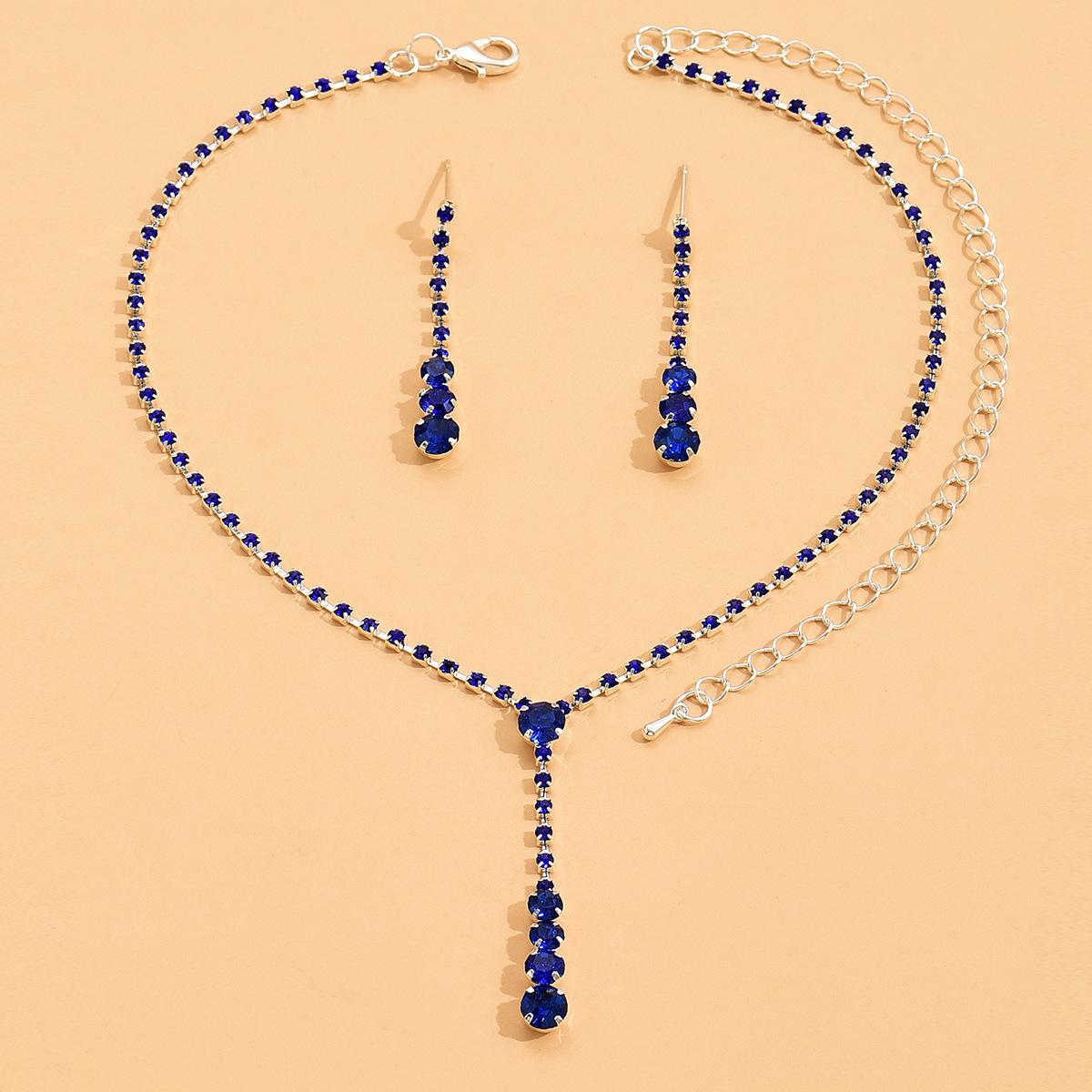 

Модные свадебные аксессуары для свадебной фотосъемки серьги ожерелье браслет комплект