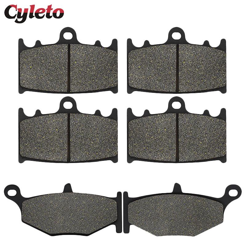 Cyleto Motorcycle Front or Rear Brake Pads for Suzuki GSR400 GSR 400 K6 K7 K8 2006-2008 GSR600 GSR 600 2006 2007 2008 2009 2010