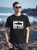 2024 Vintage Cotton T-Shirt with Big FISH Print