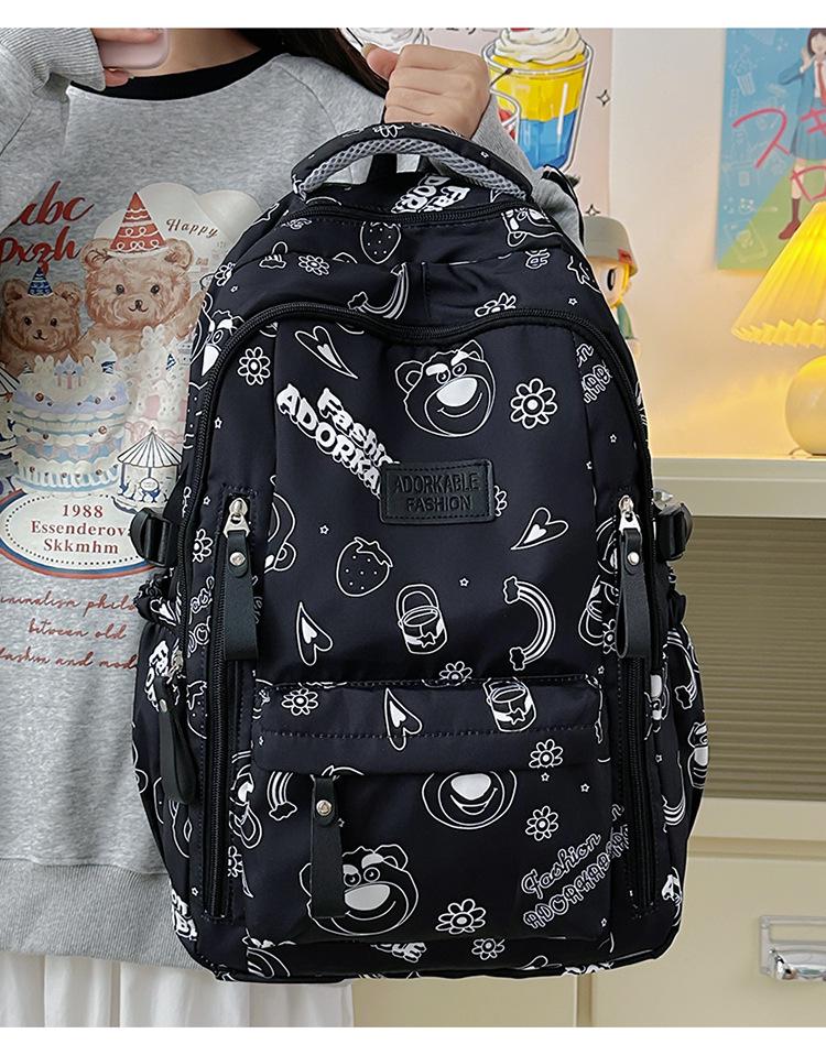2025 Versatile Durable Backpack: Large Capacity for College & High School Students, Travel & Computer Use, Stylish Ins Design