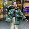 Thick Casual Jackets, Shiny Down Padded Jackets, Loose Padded Jackets, Ladies