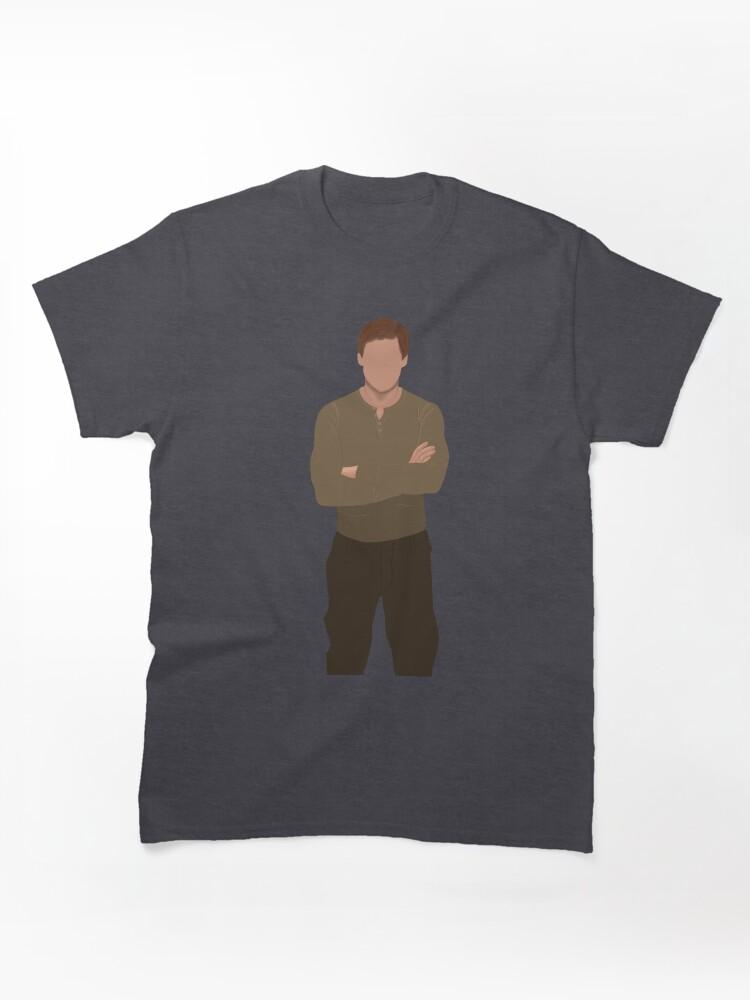 Trinity Blood Hand drawn Dexter in his killing shirt Faceless portrait illustration Classic Unisex T-Shirt