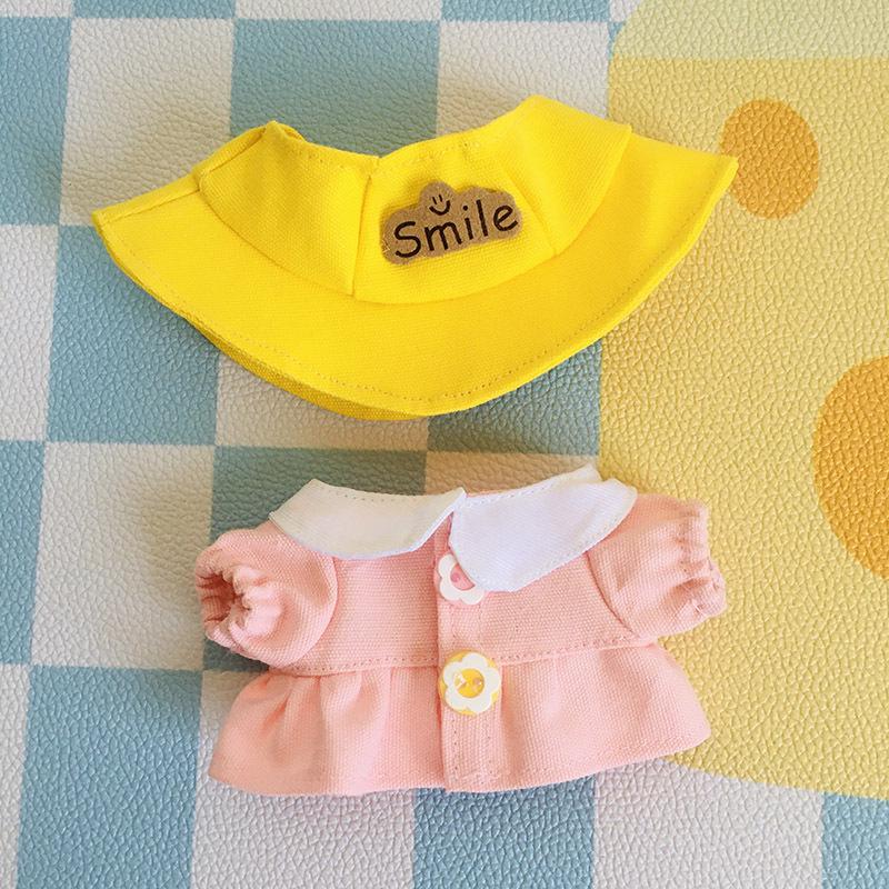 בגדי בובת קטיפה ויניל חמודה 17 ס"מ קופסה עיוורת - תליון LaBuBu שמלת אביזרים