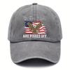 Eagle print pattern street retro baseball cap with adjustable size and fashionable decoration for men and women