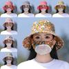 Wide Brim Tea Picking Work Hat Breathable Fisherman's Hat Fashion Face Mask Sun Hat  Summer Outdoor