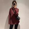 2024 Women's Korean-Style Oversized Hooded Sweatshirt - American & European Autumn Fashion