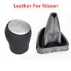 For NISSAN QASHQAI I J10 X-trail 2006-2013 QASHQAI II MT 6 Speed Car Gear Shift Knob Boot Cover Accessories