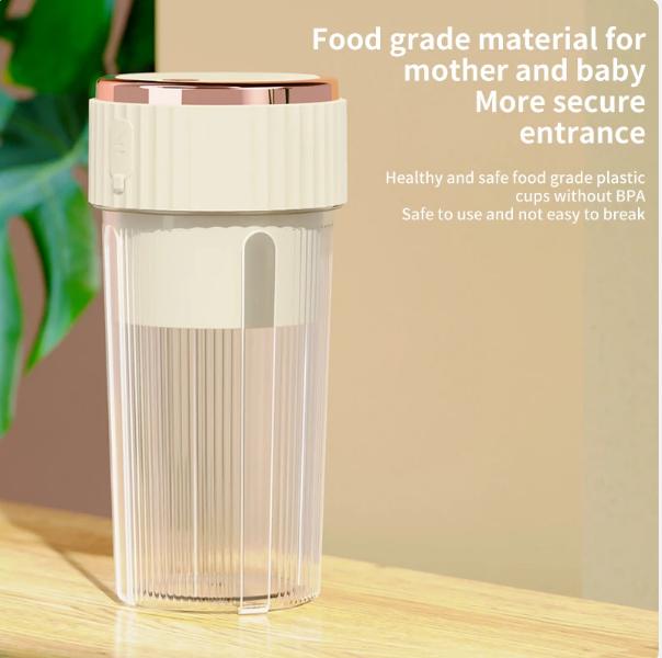 Juice Cup Portable Fruit Juice Blender USB Rechargeable Smoothie Mini 6 Cutter Electric Mini Bottle Summer Home
