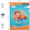 Classmate Notebook - Four Lines with Gap, 240mm*180mm, 172 Pages (Pack Of 12)