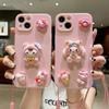 Applicable To Iphone17 Mobile Phone Case Apple 16promax Three-dimensional Cartoon 15 Cute KT Melody 14 Lanyard