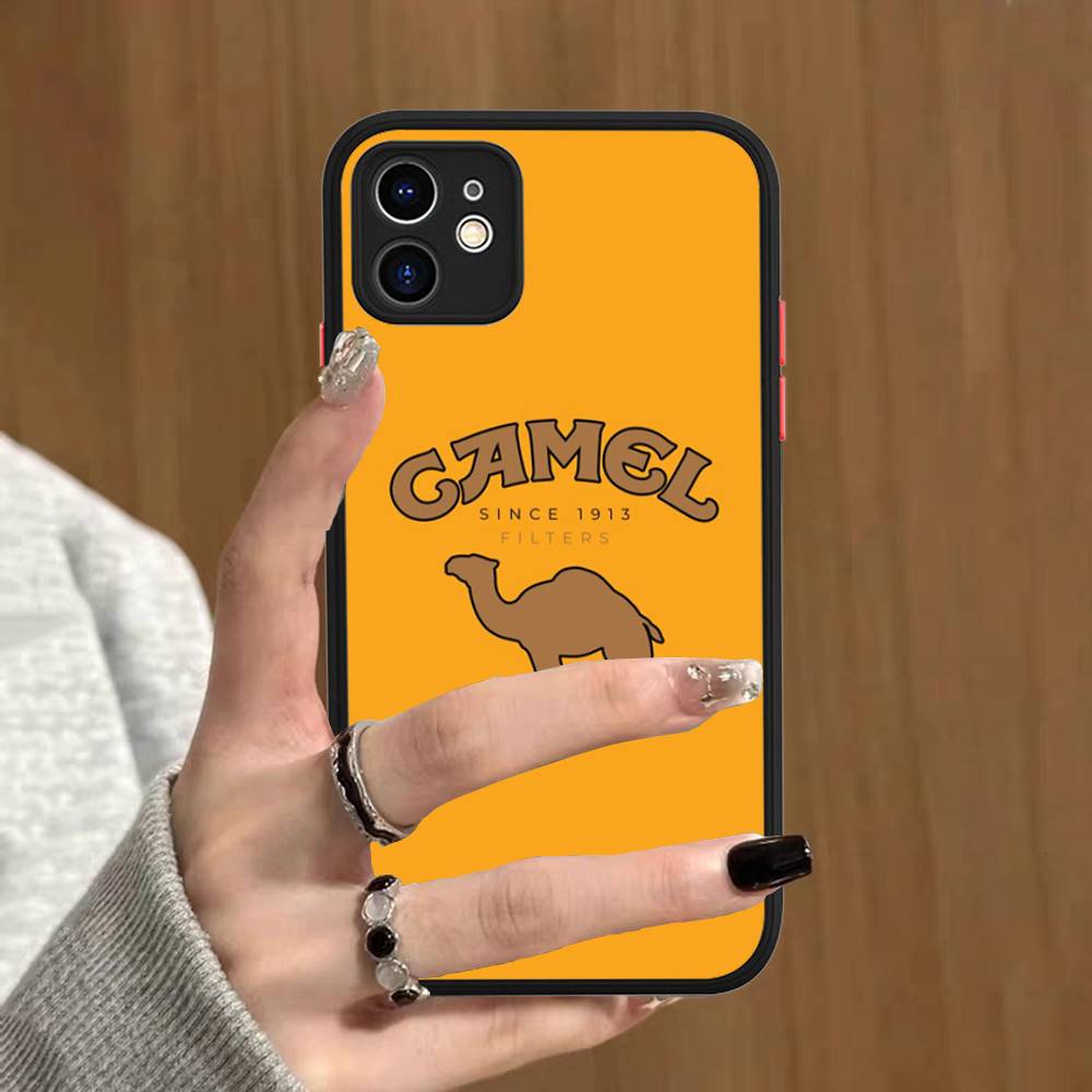 

Vintage Camel Cigarettes Phone Case For IPhone 16e 16 15 14 13 12 11 Pro Max X XS MAX Plus Spuerstar Matte Cover iphone 12