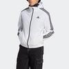 Adidas 3-Stripes Ripstop Hooded Jacket Men Jackets White IB0386