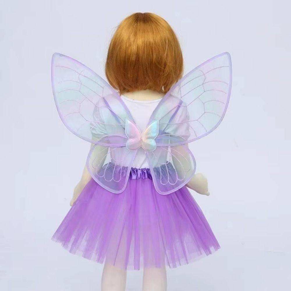 Colorful Angel Fairy Butterfly Wings Back Decorations Decorative Wings  Princess Cosplay Costume