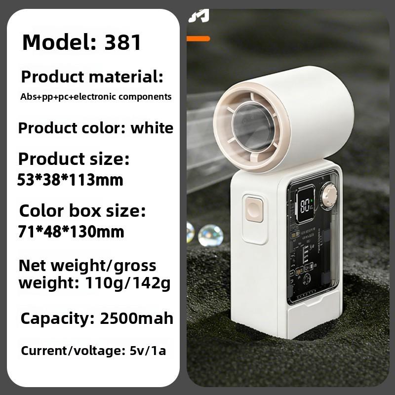 High-speed Mini Portable Fan, USB Fan, Outdoor Handy Fan, Small Handheld Fan 381