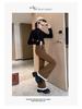 Girls' Micro-Flared Black Pants - Stylish & Warm for Autumn/Winter 2025
