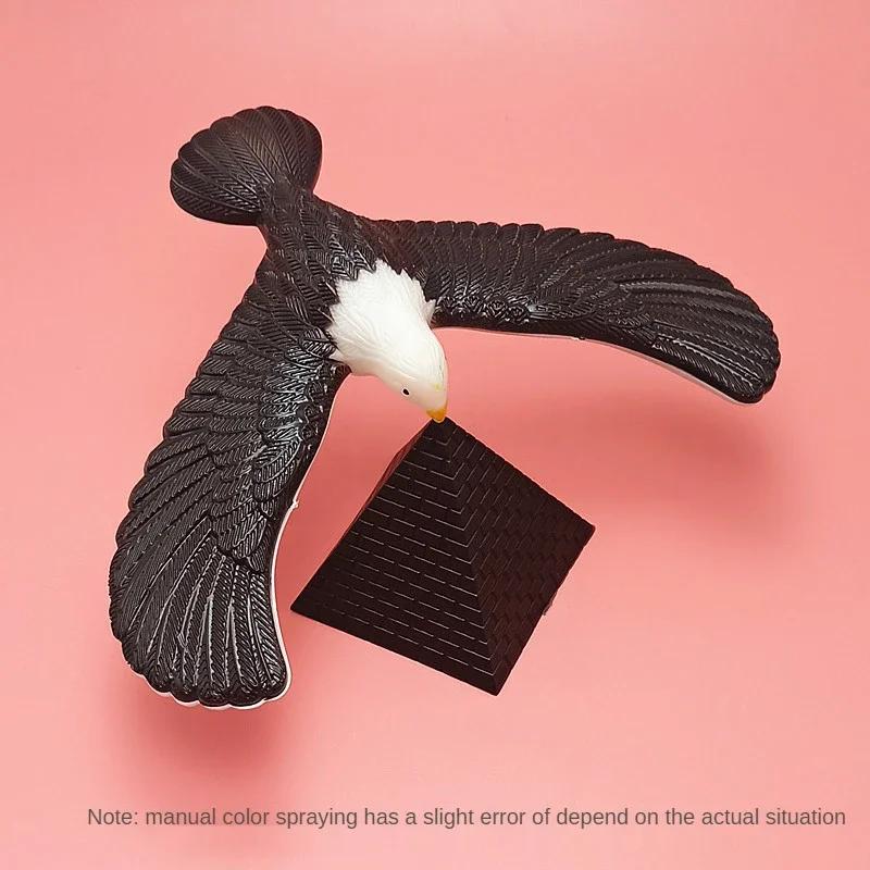 

Balance Eagle Tabletop Figure Bird Toy Interactive Home Office Decor for Children s Entertainment and Family Bonding чорний