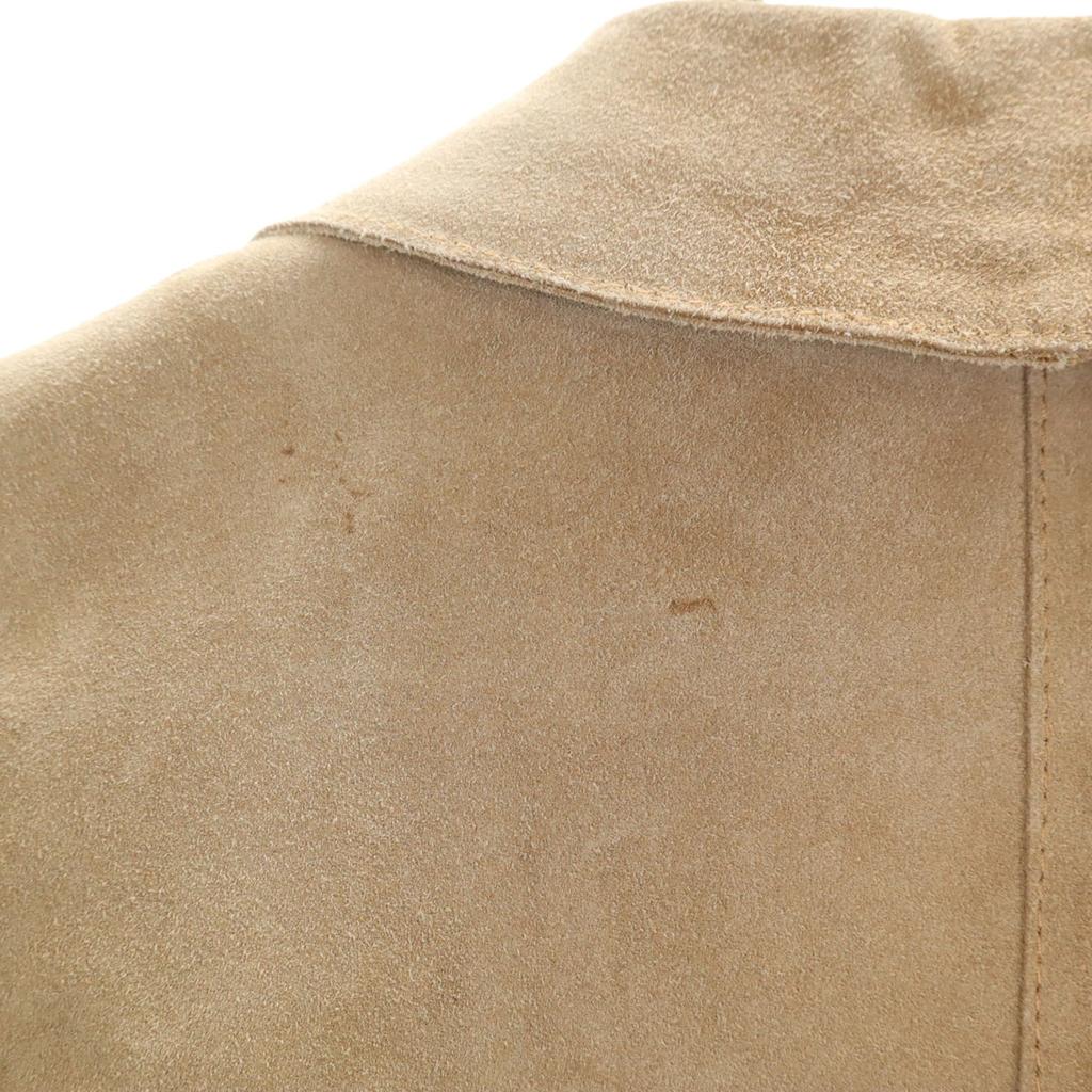 Marni Made In Italy Leather Coat 40 Beige Women Used