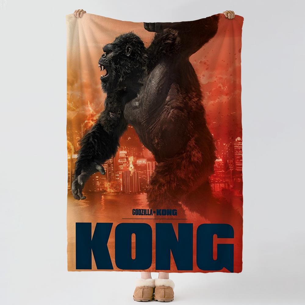 movie K-King Kong-g Throw Thick Comfort Flannel Quilt, Multi-scene Use Indoor Outdoor Daily Nap