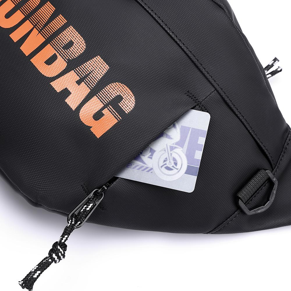 New functional trendy chest bag, large capacity trendy brand single shoulder crossbody bag, cycling functional bag