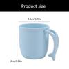 Dolphin Design Children Mouthwash Cup PP Construction Easy to Grip Handle Toothbrush Cup For Home and Travel Essential