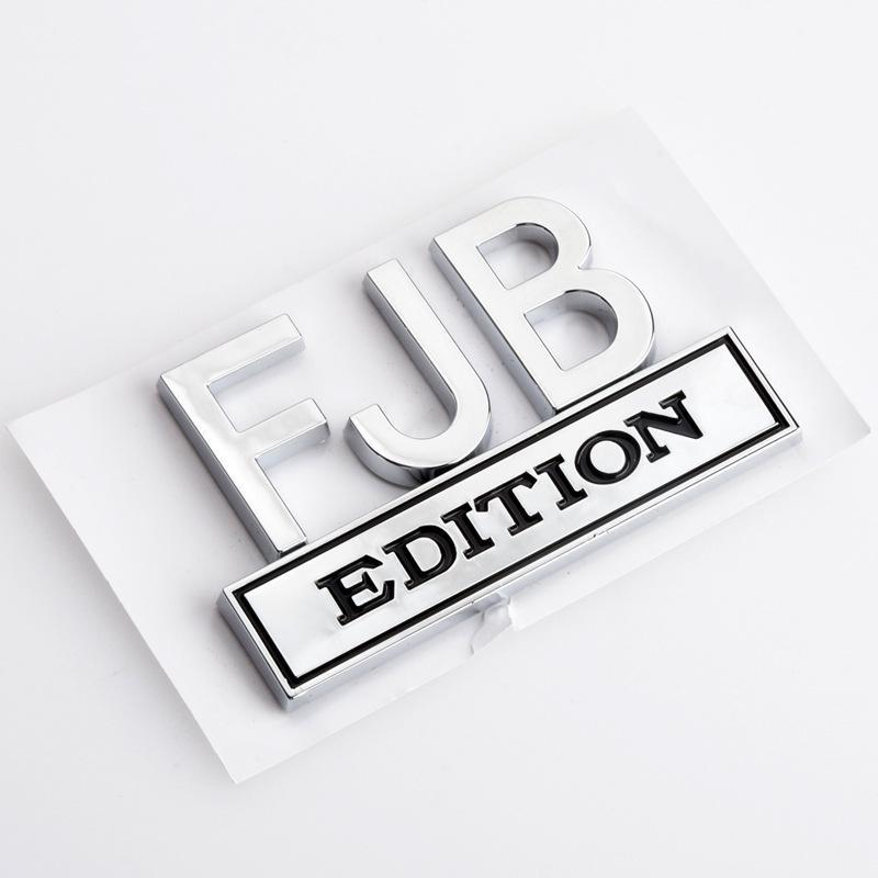 

Автомобильная наклейка 3D металлическая эмблема FJB EDITION, значок, наклейки, автомобильный Стайлинг чёрный/серебряный
