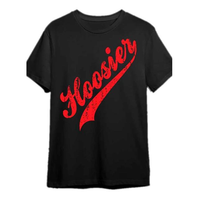 Camiseta Estampada De Manga Corta Hoosier Diagonal Divertida S