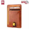 Card bag Men's RFID anti-theft brush European and American card bag Men's  card holder