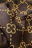 Lucky Clover Viscose Shawl 180x85cm Brown with Honey Clovers