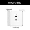 Wall Surfaces Mounted USB Power Outlet Charging Panel High Speed Charging 2 in 1/4 in 1 Multifunctional Power Socket