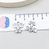 Set di 100 Ciondoli Gatto Farfalla Luna Argento Antico per Braccialetti e Collane Fai da Te