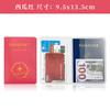 Travel Accessories Leather Passport Holder Letter Print Passport Case Travel Id Card Holder Plane Ticket Holder Passport Covers