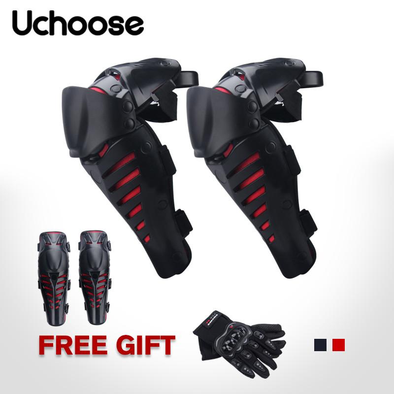 

Uchoose Мотоциклетные наколенники Экипировка для езды на мотоцикле Защитная защита колена Защита велосипедиста