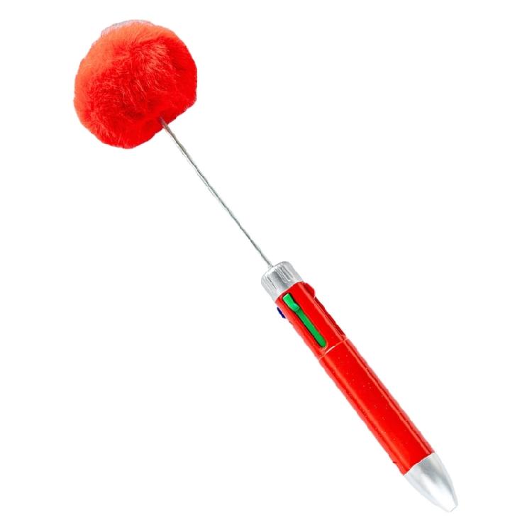 Multicolor Pen Ballpoint Beadable Retractable Ballpoint Pen 4 Color in 1 Ballpoint Pen Retractable Multicolor Pen