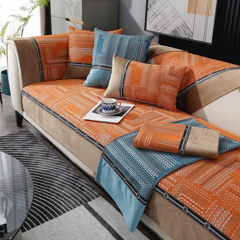 Плед противоскользящий чехол для дивана — фото 5