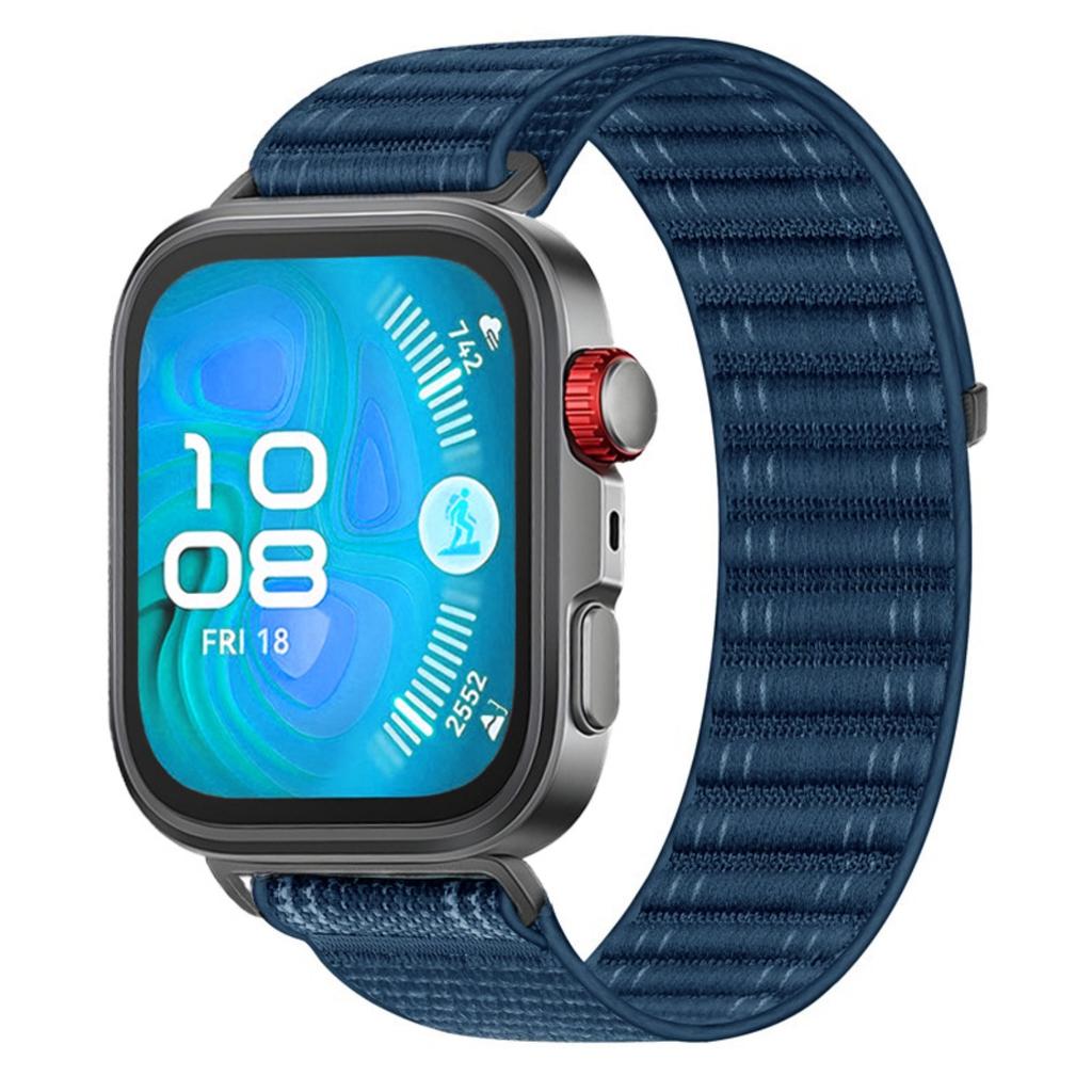 Woven Nylon Watch Band for Huawei Watch Fit 4 Pro/Fit 4/Fit 3 Breathable Magic Tape Closure Replacement Strap