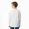 Nike Moletom Colaboração MLB Estampa Logo New York Yankees Gola Redonda Manga Longa Moletons Infantil Branco 3Z3B7SBHK-NYY