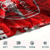 1PC Custom Name Arsenal Patterned Flannel Blanket Suitable For All Seasons for Home Decor Warmth and Comfort Gifts Holiday Present