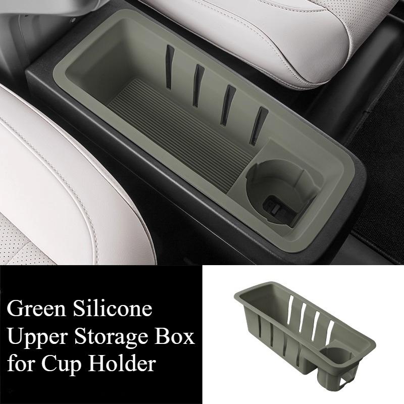 For Chery ICAR V23 2025 Central Control Water Cup Silicone Storage Box Shock Absorber Silent Modification Interior Accessories