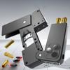 New Folding Mobile Phone Soft Bullet Gun Toy Creative Mobile Phone Deformation Toy Pistol Shooting Toy Children's Christmas Gift