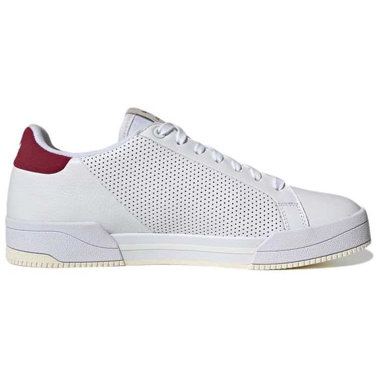 Adidas Originals Court Tourino RF Casual Durable Low-Top Skate Shoes Unisex Sneakers White Red GX4347