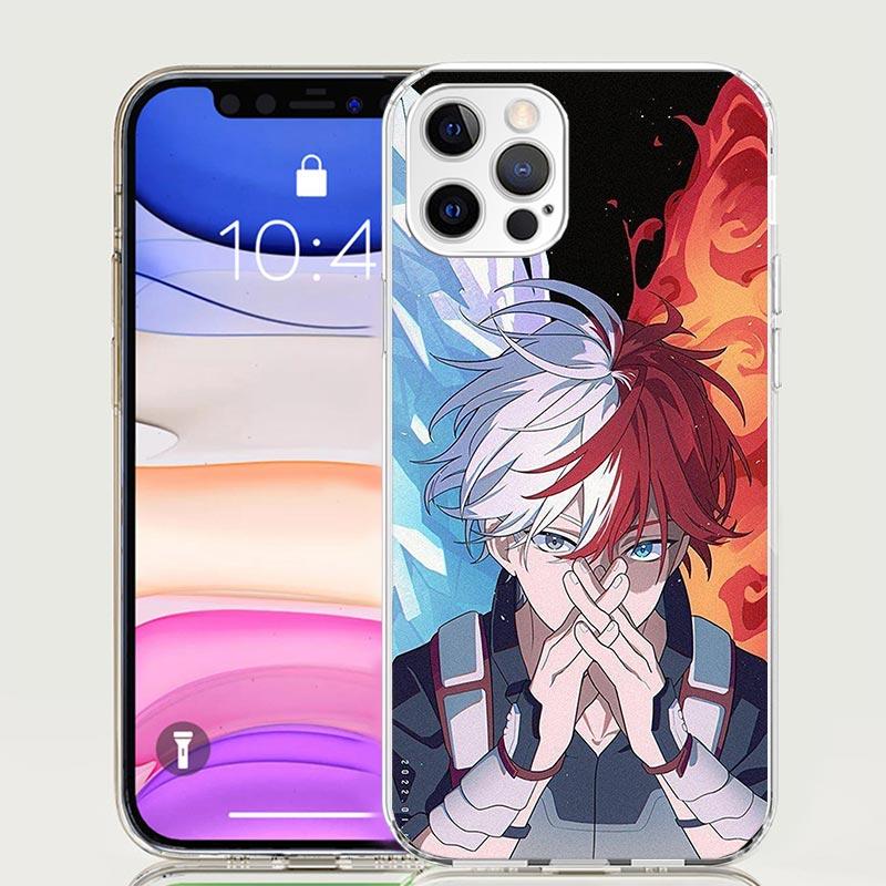 

Чехол для телефона Todoroki Shoto MHA My Hero Для iPhone 17 Air 16 15 Plus 11 14 Pro Max 13 Mini 12 7 8 + SE Узор Арт Индивидуальная Крышка iPhone 13 Pro