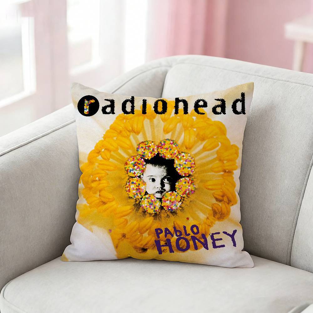 Cool R-Radiohead Band Pillow Case Cushion Cover Throw Pillow Case For Car Sofa