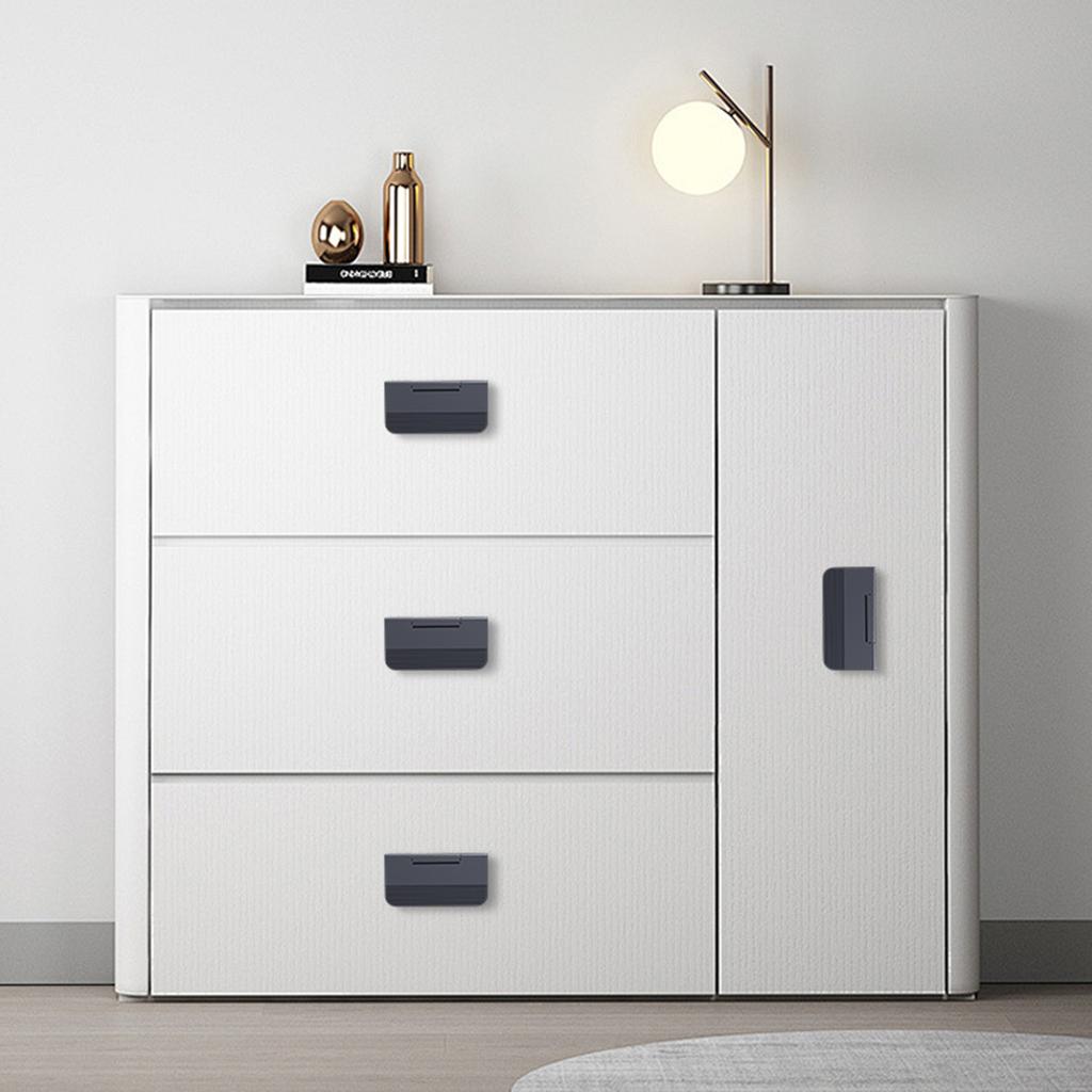Multipurpose Cabinet Handle Easy Stick Concealed Designs Sturdy Aluminum Alloy Materials for Various Furniture Types