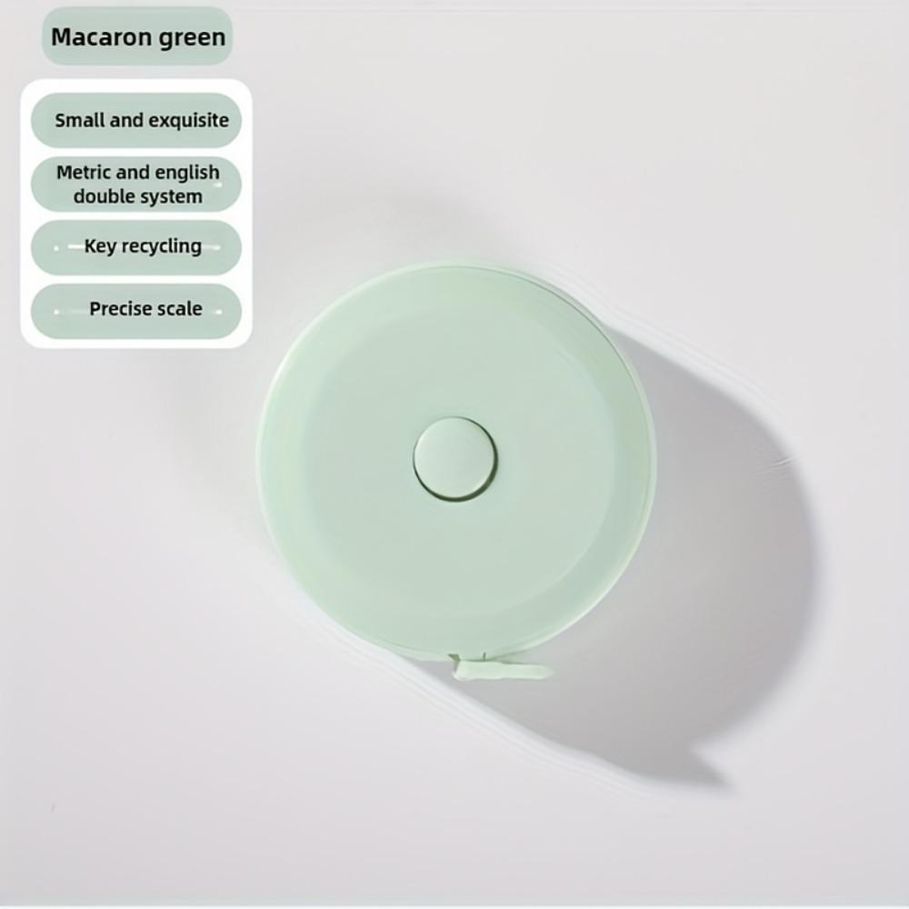 Mini Retractable Measuring Tape - 150cm/60inch Portable Soft Ruler with Centimeter & Inch Scales, Double-Sided Pocket Measuring Tool