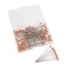 100Pcs Pearlized   Head Pins Sewing Quilting Straight for Bouquets Floral Fabric
