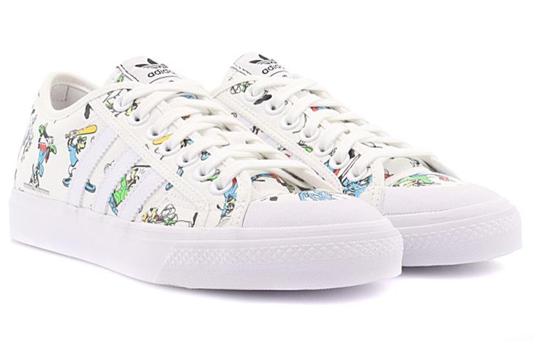 Nizza Disney X Nizza Adidas Originals 'Sport Goofy Pack - White' FW0645