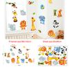 Removable Cartoon Wall Stickers for Kids Room Kindergarten Creative Christmas Birthday Gift Decals
