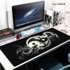 Black White Dragon Mouse Pad Hybxaxc Mouse Pad Long Xxl Keyboard Pads Office Computer Accessories Antislip Game Table Mat