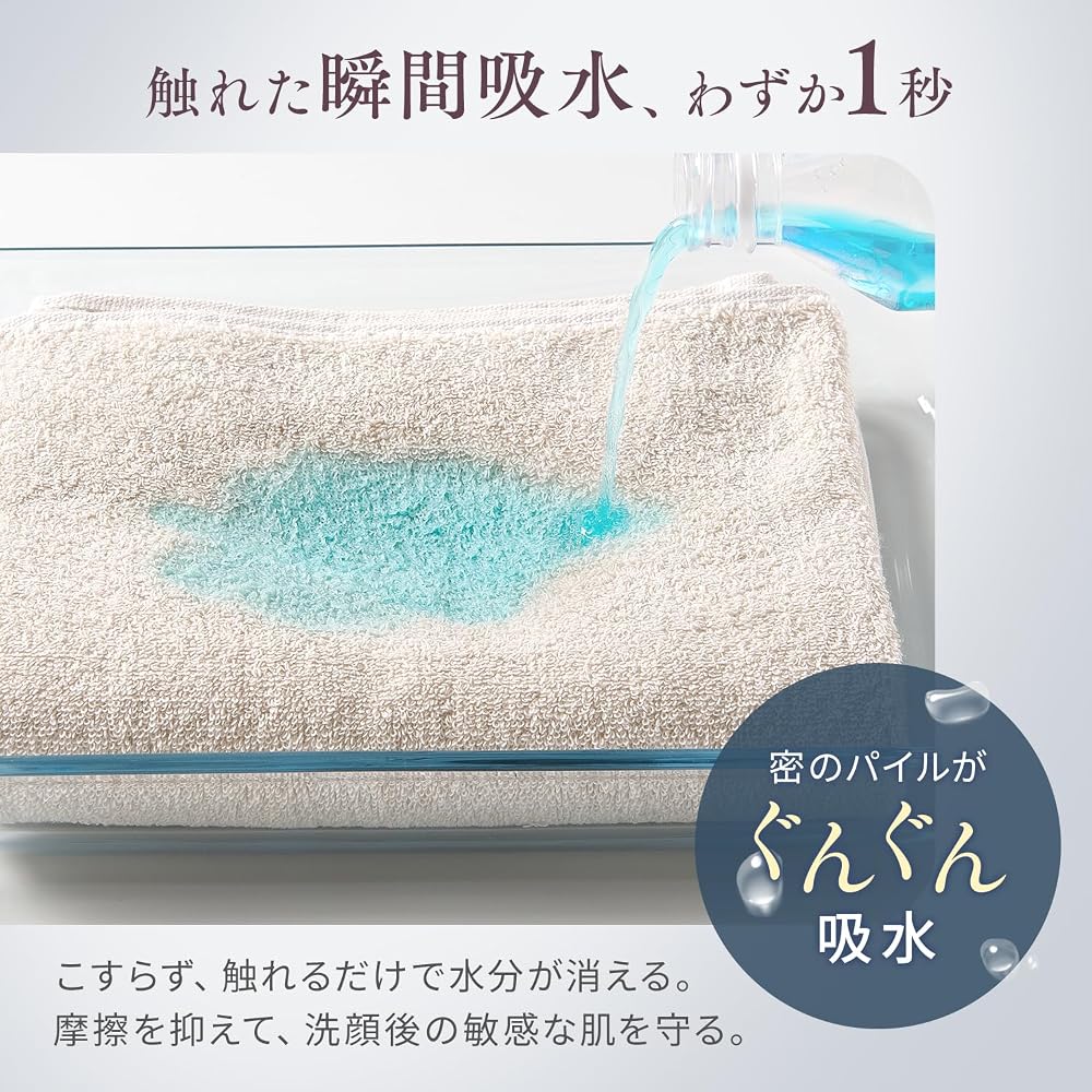 Kumori Mini Bath Towels, 5-Pack, 100% Cotton, Soft, Durable, Moderately Thick, Fluffy, Compact, 50