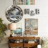 30x30cm Glass Wall Clock with a Custom Magnifying Section for the Center